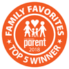 Family Favorites Top 5 Winner 2018 Award Badge