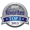 Family Favorites Top 5 Winner 2013 Award Badge