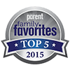 Family Favorites Top 5 Winner 2015 Award Badge