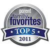 Family Favorites Top 5 Winner 2011 Award Badge